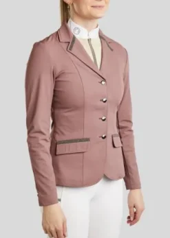 Clearance Veste de concours Mogloria Gun Metal - - Cristaux élégants Femme La Cavalière En Concours|La Femme En Concours