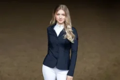 Hot Veste de concours Navy Blue Meadow - Femme La Cavalière En Concours|La Femme En Concours