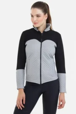 Best Veste d'équitation imperméable avec inserts en suède - Femme Tenue D'Équitation Femme·Parka, Blouson, Doudoune