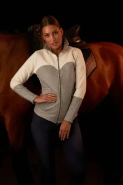Best Veste d'équitation imperméable avec inserts en suède - Femme Tenue D'Équitation Femme·Parka, Blouson, Doudoune