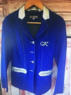 Best Veste Bleu Roi T 34 Femme La Cavalière En Concours|La Femme En Concours