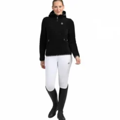 Hot Veste Nellah Teddy Jacket - Femme Tenue D'Équitation Femme·Sweat Shirt, Polaire Et Pull Femme