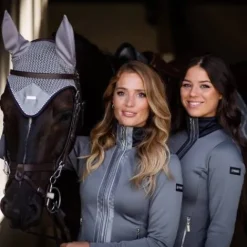 Online Veste Polaire - CRYSTAL GREY Femme Tenue D'Équitation Femme·Sweat Shirt, Polaire Et Pull Femme