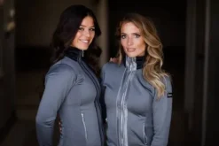 Online Veste Polaire - CRYSTAL GREY Femme Tenue D'Équitation Femme·Sweat Shirt, Polaire Et Pull Femme