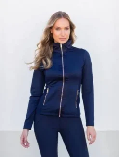 Discount Veste polaire Fleece Jacket Lagoon Blush - Femme Tenue D'Équitation Femme·Sweat Shirt, Polaire Et Pull Femme