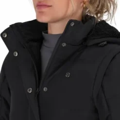 Outlet Veste Rayah manches détachables - - Doublée teddy Femme Tenue D'Équitation Femme·Parka, Blouson, Doudoune