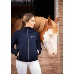 Clearance Veste Tweeny Strass - PENELOPE COLLECTION - Légère et chic Femme Tenue D'Équitation Femme·Sweat Shirt, Polaire Et Pull Femme