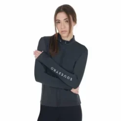 Online Veste zippée à strass - Femme Tenue D'Équitation Femme·Sweat Shirt, Polaire Et Pull Femme